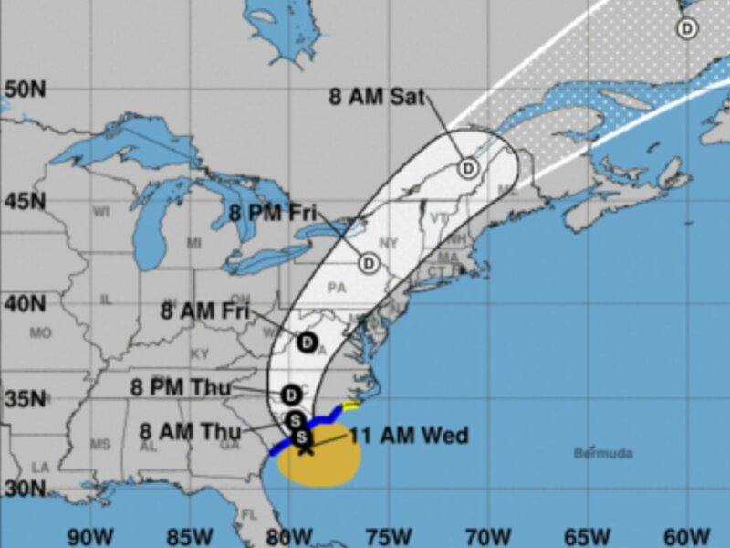 Tropical storm Debbie