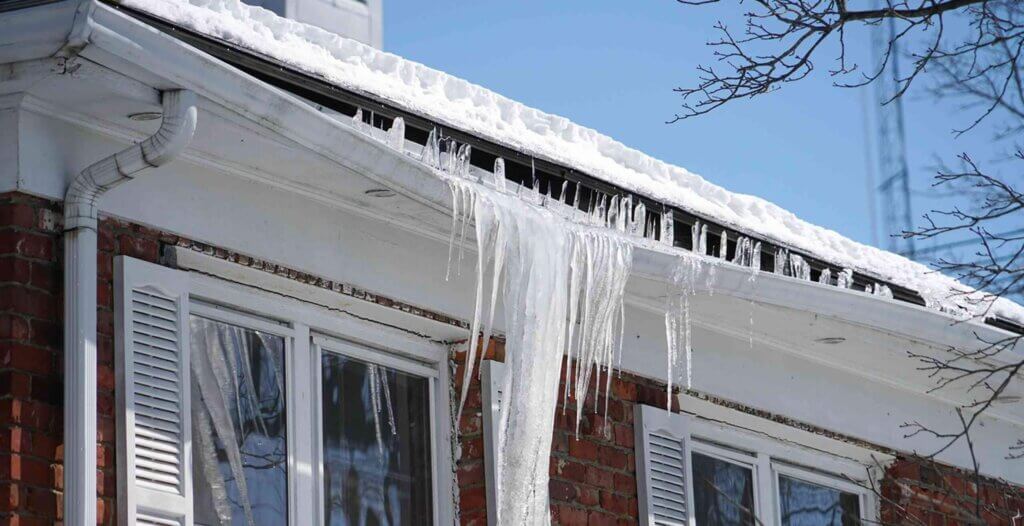 frozen gutters